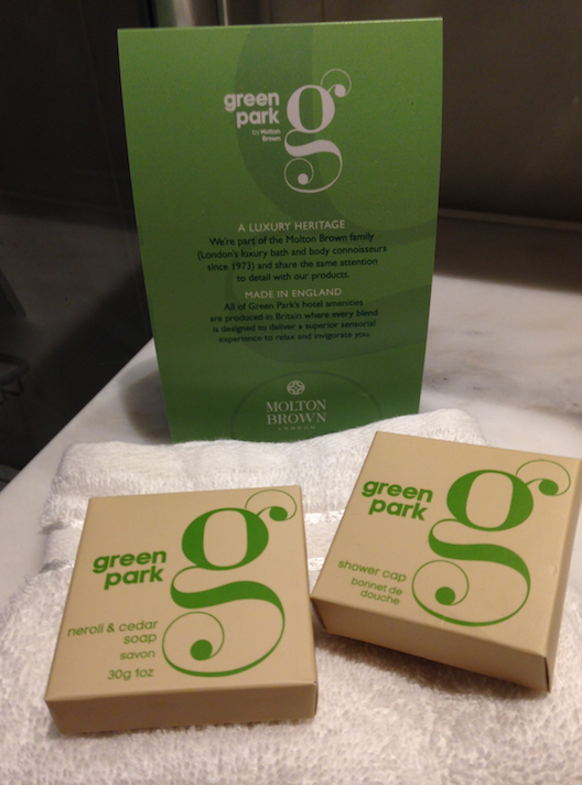 Green Park by Molton Brown amenities