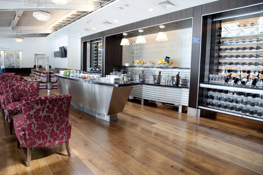 BA's Galleries Club World lounge at LHR's Terminal 5