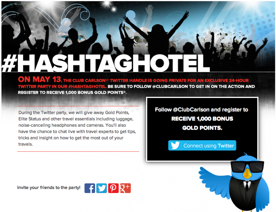 Club Carlson #HashtagHotel