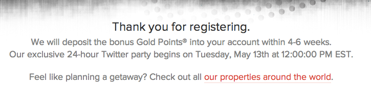 You're golden!