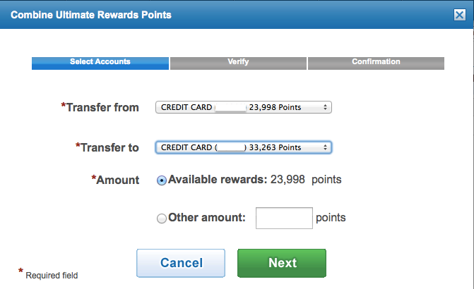 Transfer Freedom Points To Sapphire