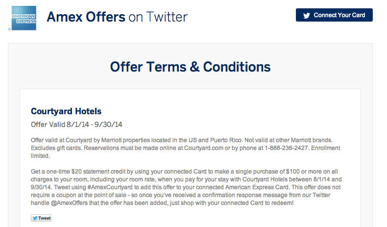 Each Twitter sync offer has its own specific terms, conditions and eligible dates.