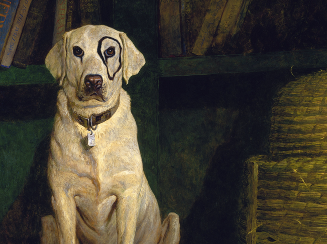 Jamie Wyeth's oil painting, "Kleberg" (1984)