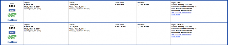 There are some LAX-ORD flights with BusinessFirst - just beware which 757-200 you book.