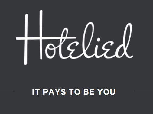 Hotelied's slogan is "It Pays Be You"