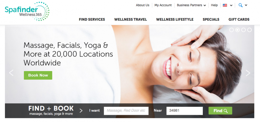 SpaFinder can locate spas close to your home, and they also have their own loyalty program.