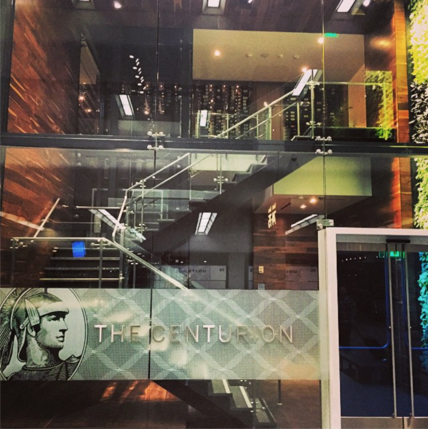 The new American Express Centurion lounge at SFO.