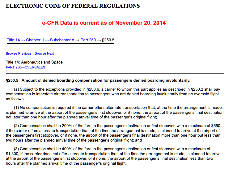 If you are denied boarding involuntarily, you have the right to appropriate compensation.