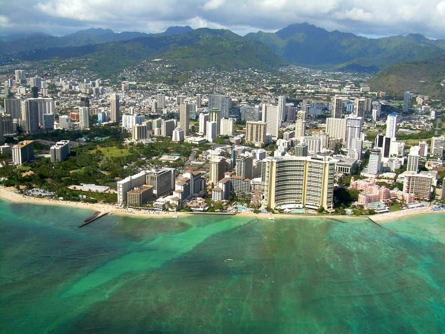 Waikiki is home to many of the islands' resorts.