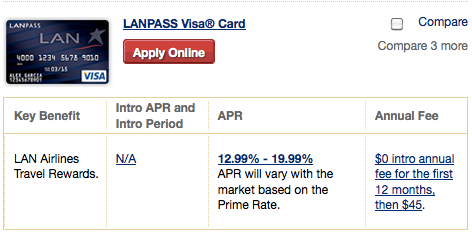 LANPass Visa