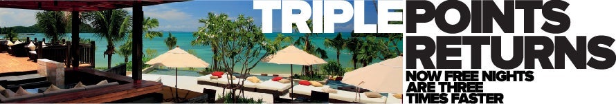 Earn Triple Points with Club Carlson. 