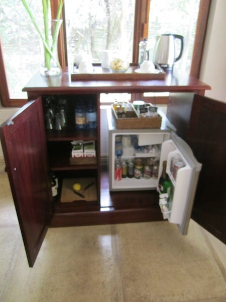 All the minibar items were included.