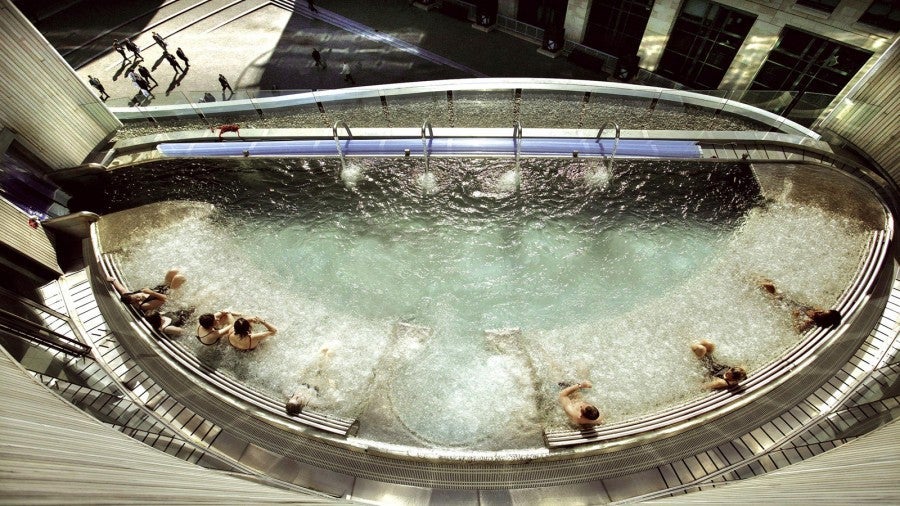 Rooftop Hydropool at One Spa.