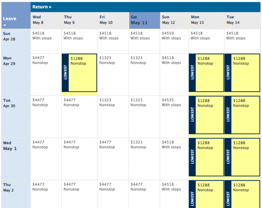 deltacom jfk ist calendar