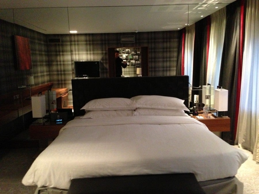 Comfortable Sheraton Sweet Sleeper King Bed.