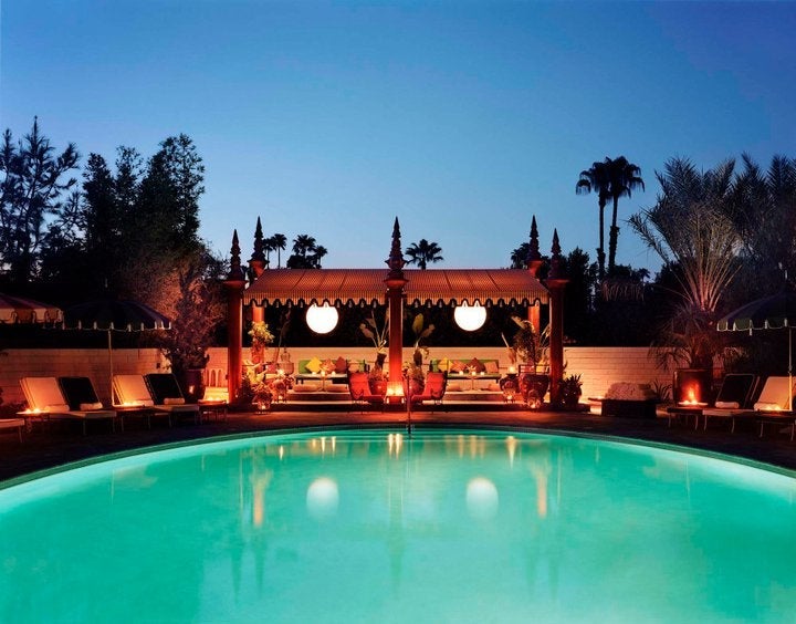 Gene Audrey Pool at the Parker Palm Springs.