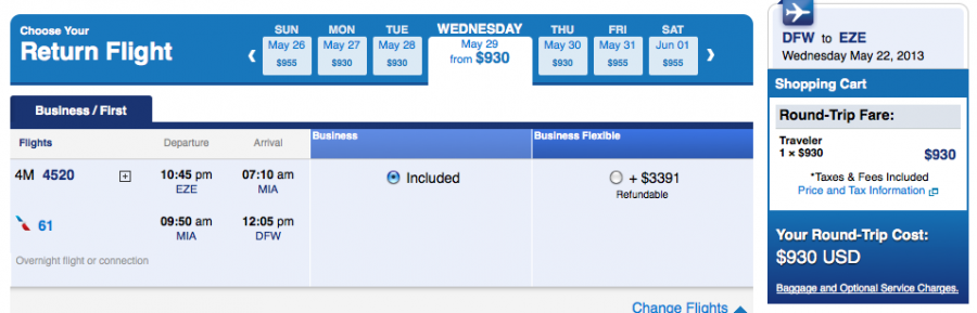 Sure enough, the fare was available on AA.com.