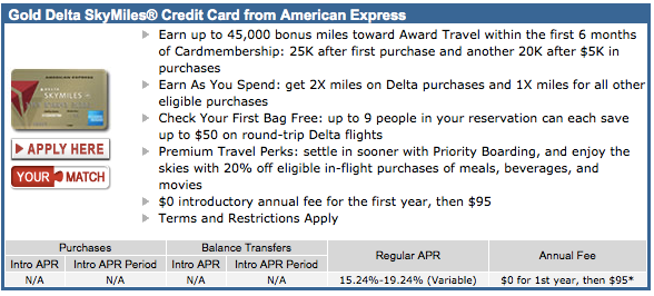The offer of 45,000 miles is 50% higher than the current public offer.