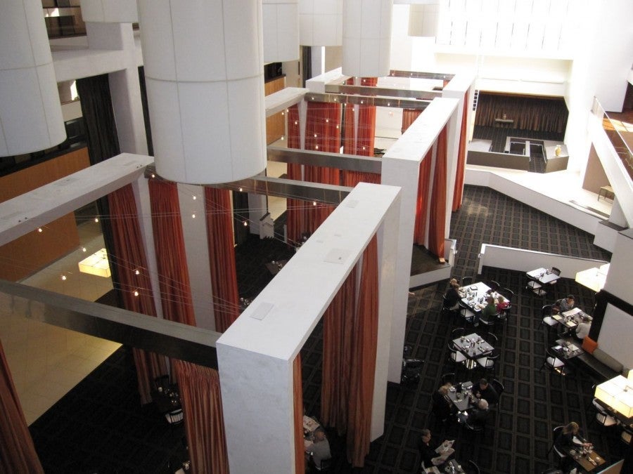 Interior Atrium at the Hyatt Regency Suites Palm Springs.