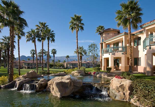 Exterior of the Marriott Desert Springs Villas II.