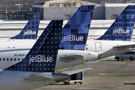 The Luis Muñoz Marín International Airport is a hub for JetBlue.