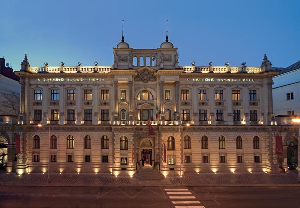 The Hotel Boscolo, is part of Marriott's Autograph Collection.