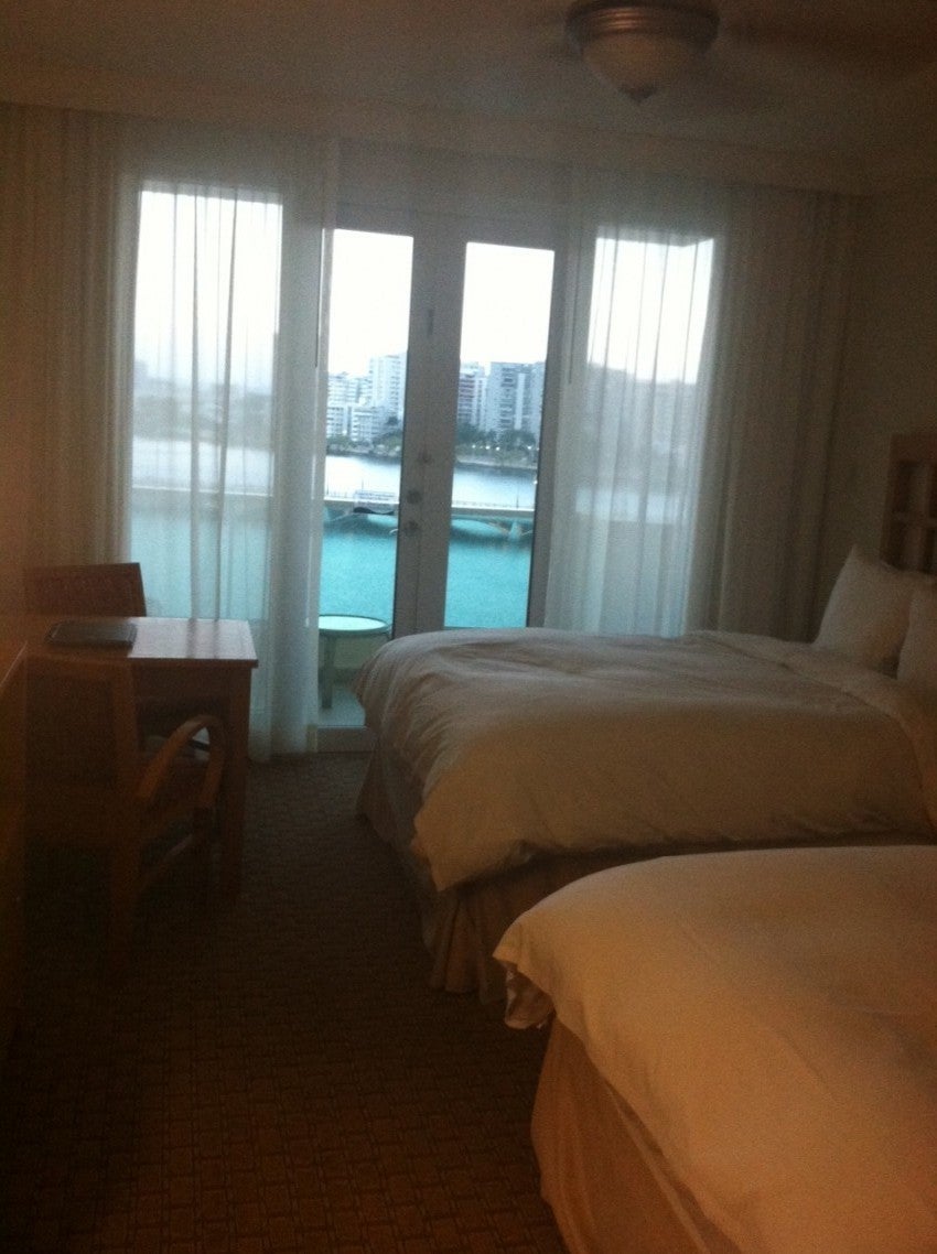 The second bedroom in my villa which had two queen size beds.