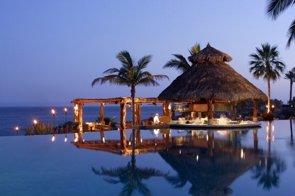 Stunning pool area at Esperanza.