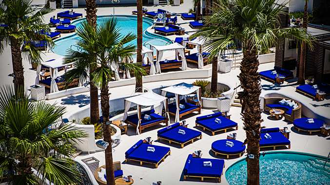 Pool area at the Tropicana Las Vegas.