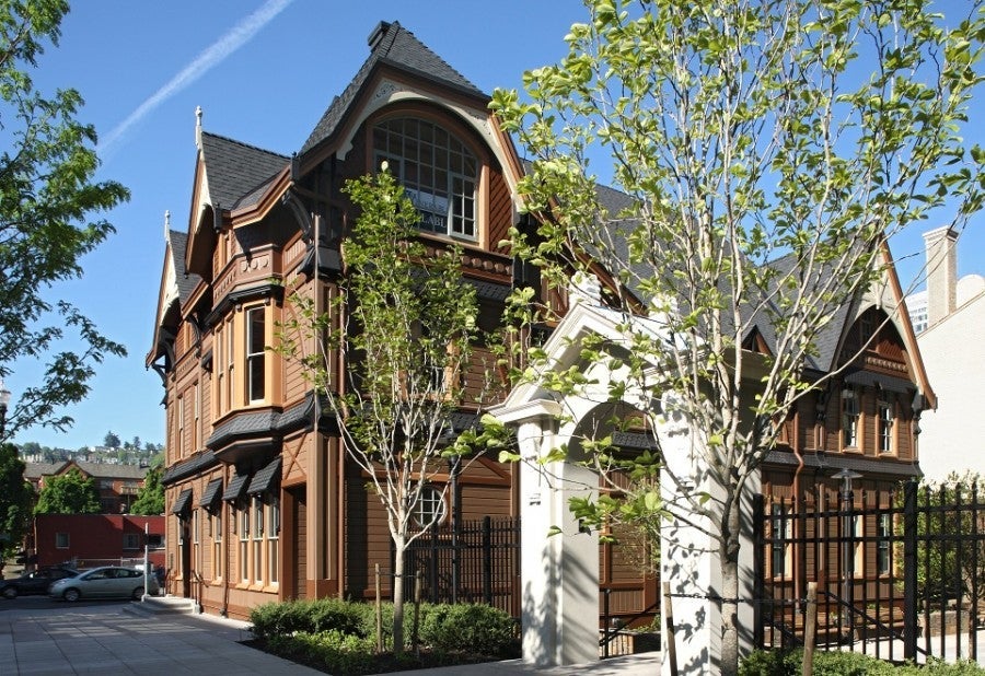 Located in the historic Ladd's Carriage House is the new Raven and Rose.