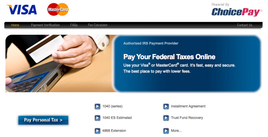 Paying your taxes through Choice Pay can be a cost-effective way of unloading your Visa gift cards' value.