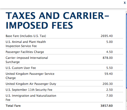 Delta biz fees