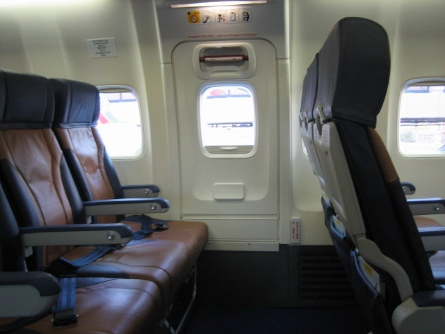 Be sure to know how to open the emergency exit doors.