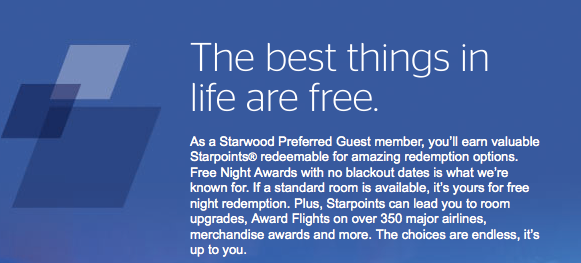 Starwood's member perks mean that I will be keeping the SPG credit card in my wallet for the foreseeable future.