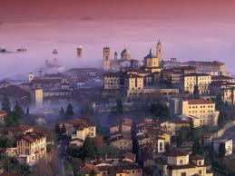 Bergamo is a tiny city perched on a hilltop-just one hour by train from Milan!