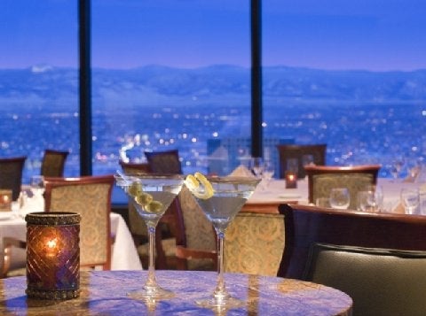 Dining with a view at the Grand Hyatt Denver.