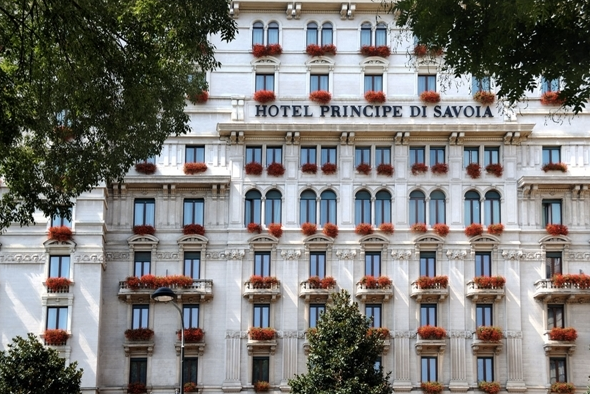 The Hotel Principe di Savoia.