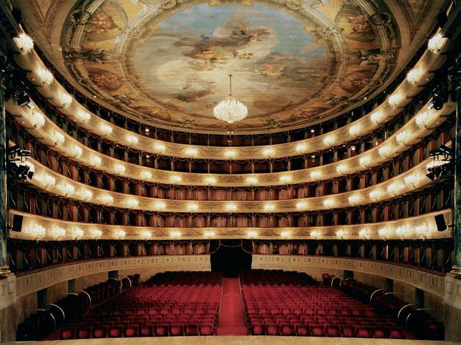 La Scala Opera House, designed by architect Giuseppe Piermarini in the late 1700's.
