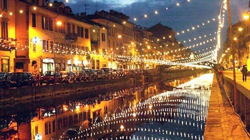 You don't have to go to Venice for canals, Milan has them too!