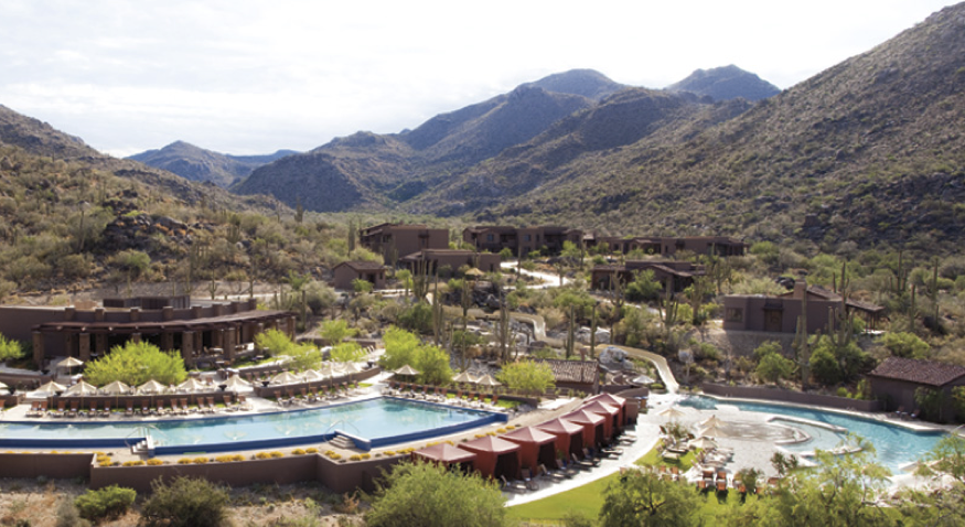Mountain views from the Ritz Carlton, Dove Mountain.