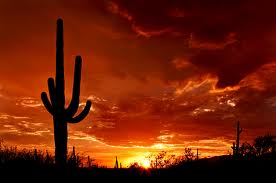 Tucson, Arizona has some of the most beautiful sunsets.