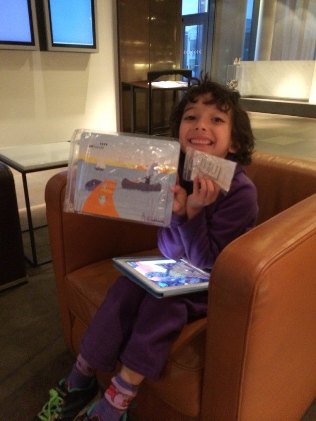 Always bring plenty of entertainment with you!