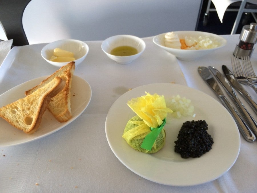 Only I would be getting caviar!