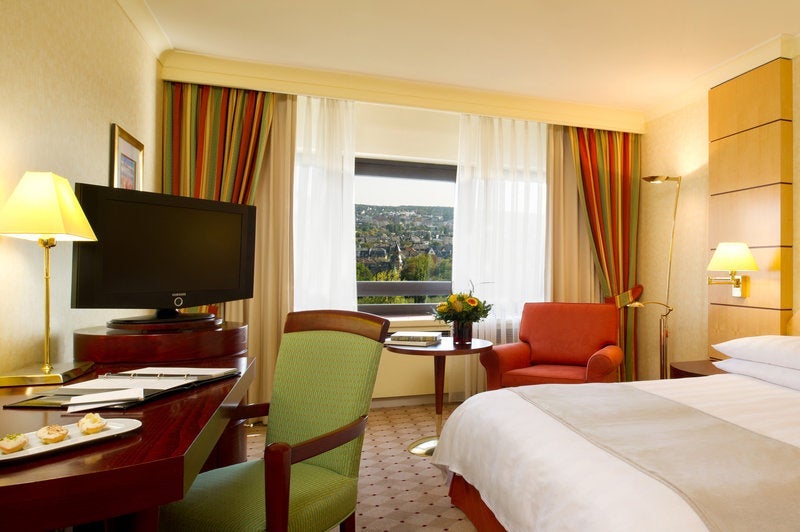 A superior room at the IHG Frankfurt.