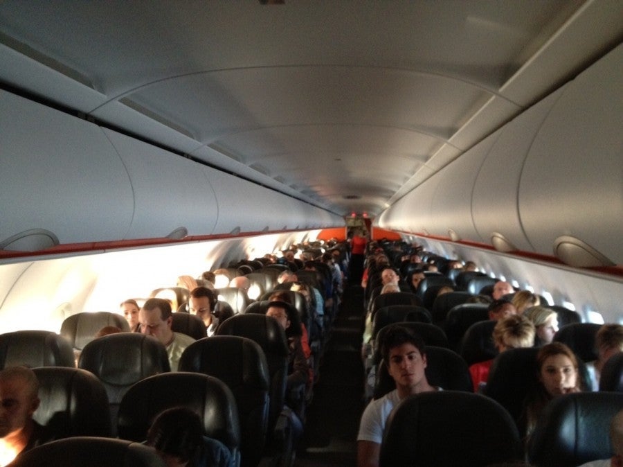 The all coach cabin.