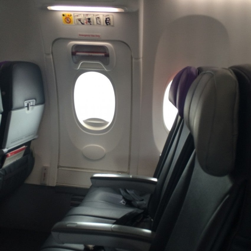 Legroom in exit