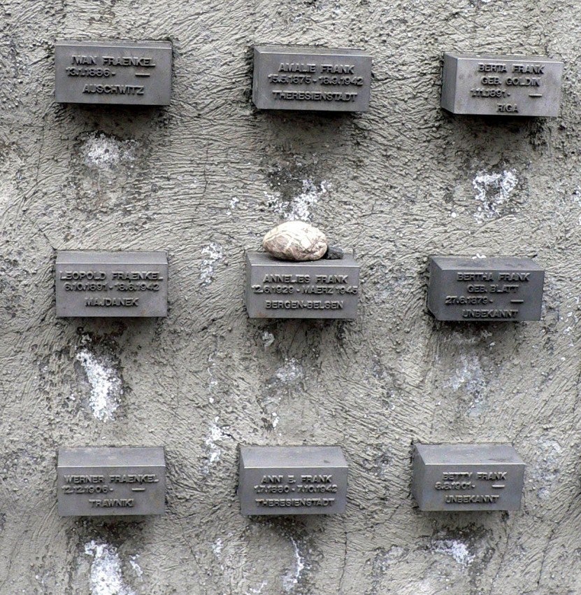 The Holocaust War Memorial.