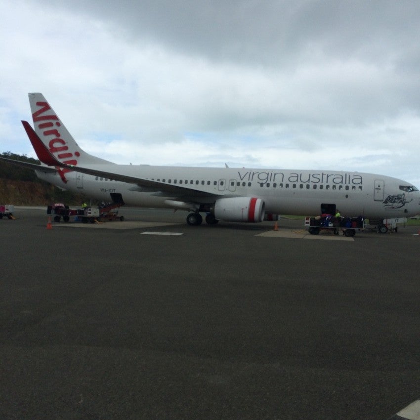 My plane on the runway.