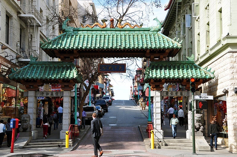 The gateway to San Francisco's Chinatown