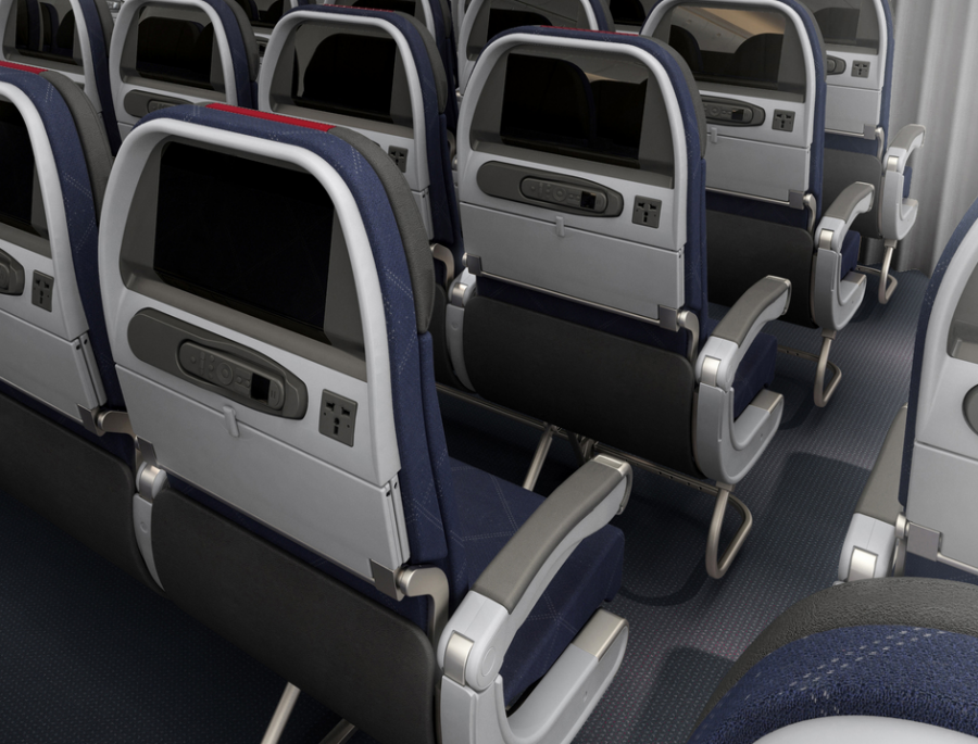 Economy seats on America's 777